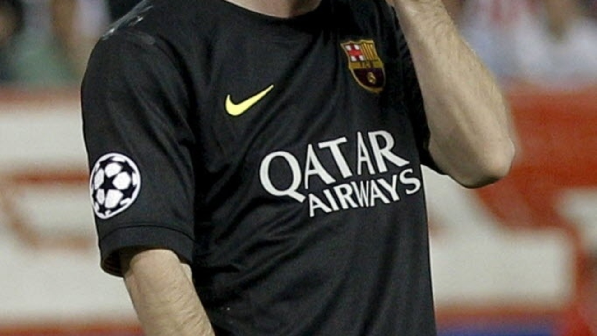 9.abr.2014 - Messi lamenta mais uma chance perdida pelo Barcelona na partida contra o Atlético de Madri - EFE/JuanJo Martín