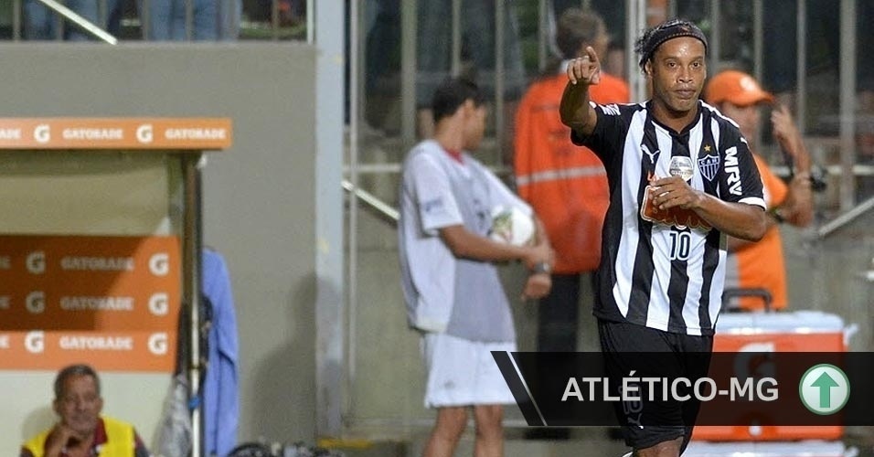 Atlético-MG - Alta - personagem: Ronaldinho Gaúcho - AFP PHOTO / Douglas Magno