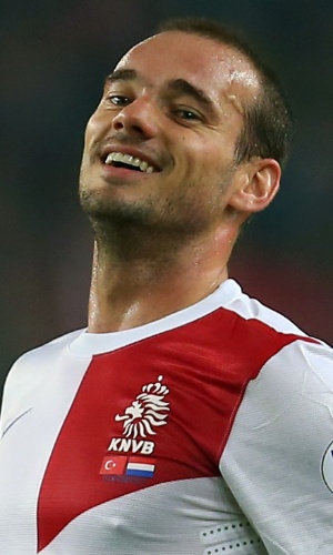 Wesley Sneijder em jogo da Holanda contra a Turquia, em outubro de 2013