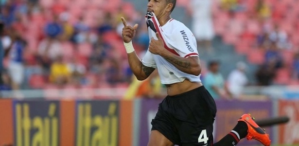 Antônio Carlos comemora gol no final para o São Paulo - Rubens Chiri/Divulgação São Paulo