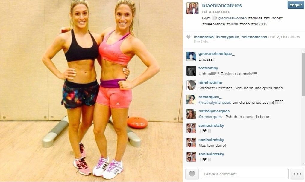 Bia e Branca tiveram diversos projetos na TV, e agora voltaram a ter uma atenção especial com o nado sincronizado, de olho na Olimpíada - undefined