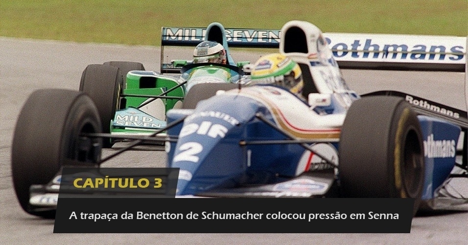Capítulo 3: A trapaça da Benetton de Schumacher colocou pressão em Senna - Pisco Del Gaiso/Folhapress