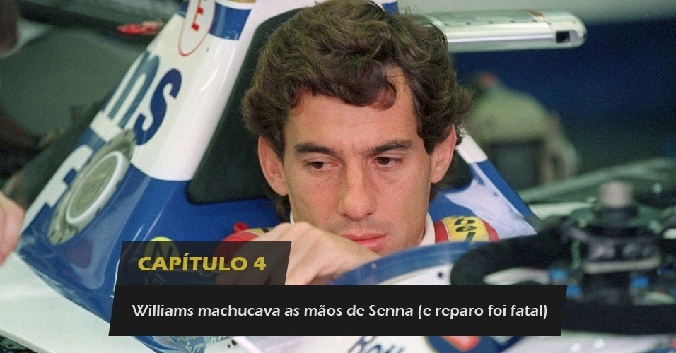 Capítulo 4: Williams machucava as mãos de Senna (e reparo foi fatal) - AFP PHOTO/JEAN-LOUP GAUTREAU