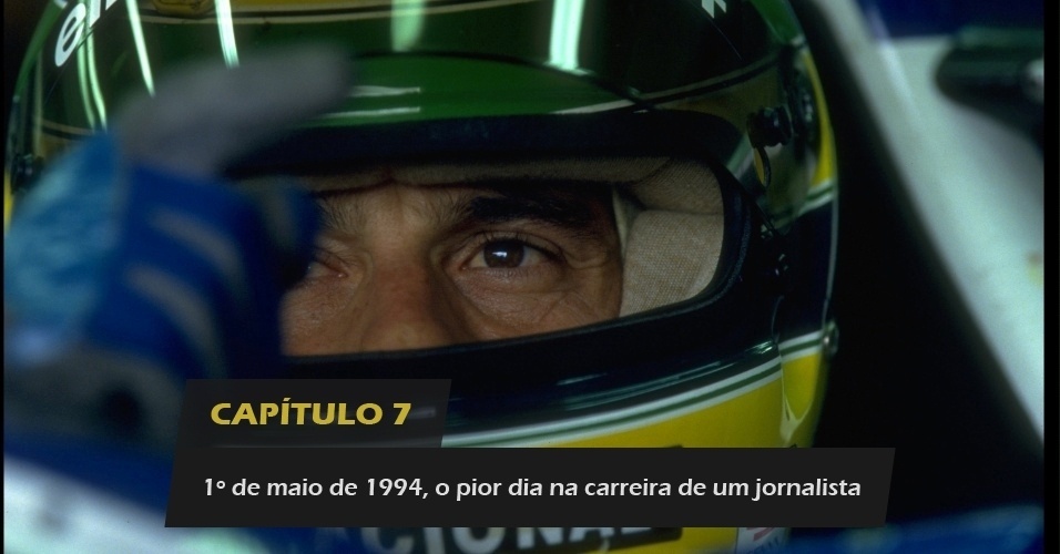 Capítulo 7: 1º de maio de 1994, o pior dia na carreira de um jornalista - Pascal Rondeau/ALLSPORT