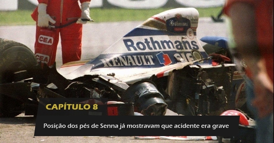Capítulo 8: posição dos pés de Senna já mostravam que acidente era grave - Reuters