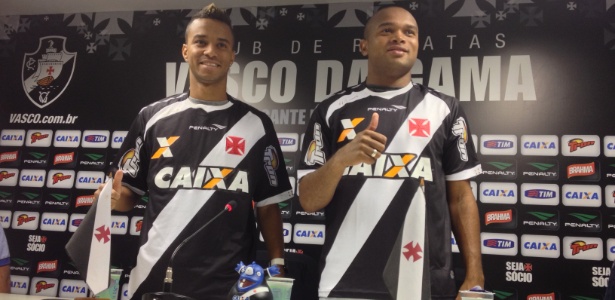 Rafael Silva (esquerda) e Anderson Salles (direita) em suas apresentações no Vasco: poucas oportunidades - Bruno Braz