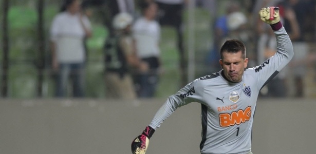 Victor se tornou recordista do Atlético-MG na Libertadores com a sequência do clube. Ele disputou 29 dos 30 jogos entre 2013 e 2015 - Douglas Magno/AFP