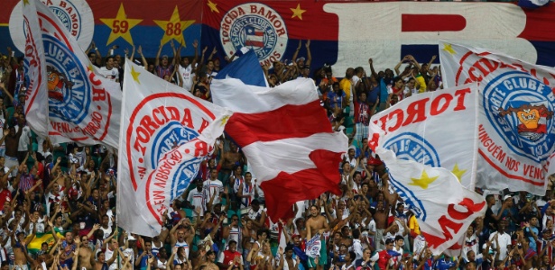 Torcedores do Bahia devem lotar a Arena Fonte Nova neste domingo - Felipe Oliveira/Getty Images