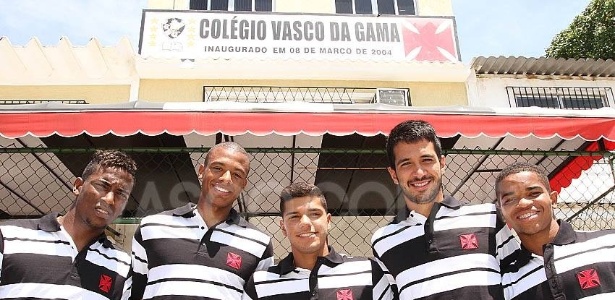 Thalles, Jordi, Henrique, Luan... Todos estudaram no Colégio Vasco da Gama - Marcelo Sadio / Site oficial do Vasco