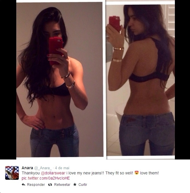 Anara Atanes, modelo britânica, namorada de Samir Nasri - Reprodução/Twitter