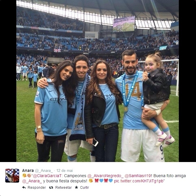 Anara Atanes, modelo britânica, namorada de Samir Nasri - Reprodução/Twitter