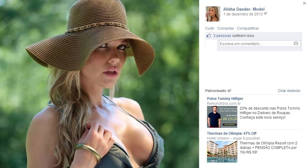 Alisha é enfermeira de psiquiatria de dia e faz trabalhos como modelo e ring girl de noite - Reprodução/Facebook