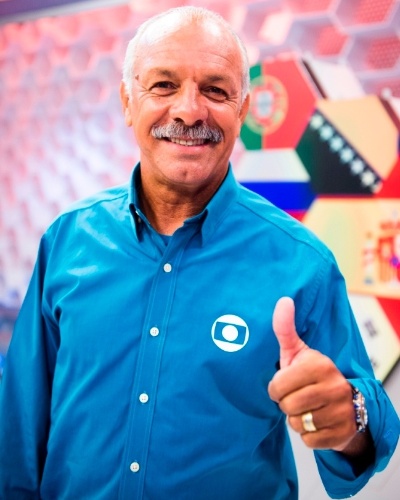 Júnior, ex-jogador e comentarista da Globo