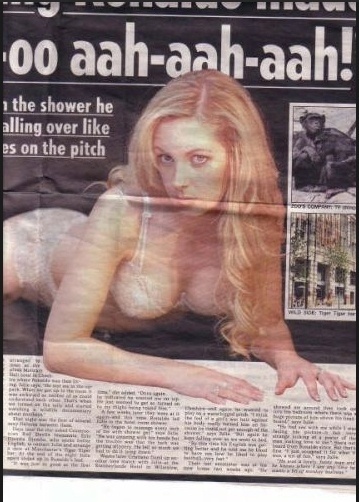 Julie Hawkins teve caso com Cristiano Ronaldo - Reprodução