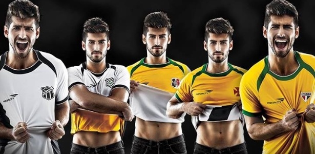 Penalty lançou camisas dupla face para times que patrocina - Divulgação