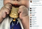 De amigos a bebê com "fome"; veja como jogadores do Real comemoraram título - Reprodução/Instagram 
