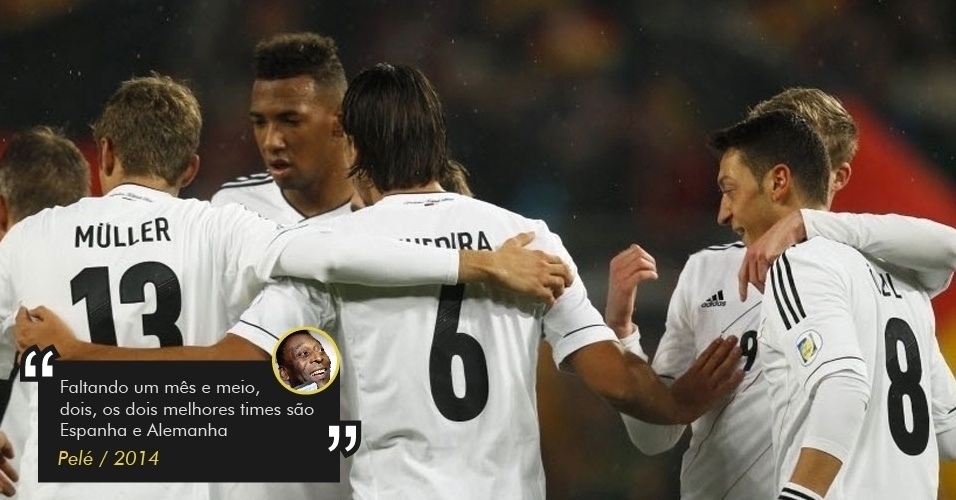 Pelé aponta Espanha e Alemanha como favoritas em 2014
