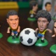 05 jun 2014 - Oscar, Hulk, Dante e Bernard, da seleção brasileira, em miniatura  - Marinho Saldanha/UOL Esporte