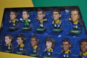 Mini Craques Bonecos Seleção Brasileira 2014 - SoccerStarz