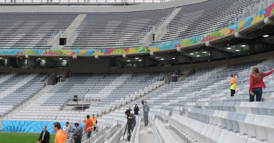 Tour do COL pela Arena da Baixada mostrou evoluções no estádio