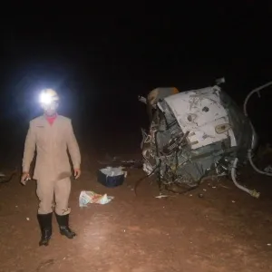 Imagem mostra como ficou o helicóptero no qual o ex-jogador Fernandão viajava com mais quatro pessoas neste sábado quando sofreu o acidente que terminou com a morte de todos os presentes na aeronave - Corpo de Bombeiros de Goiás/Divulgação