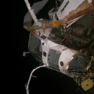 Imagem mostra como ficou o helicóptero no qual o ex-jogador Fernandão viajava com mais quatro pessoas neste sábado quando sofreu o acidente que terminou com a morte de todos os presentes na aeronave - Corpo de Bombeiros de Goiás/Divulgação