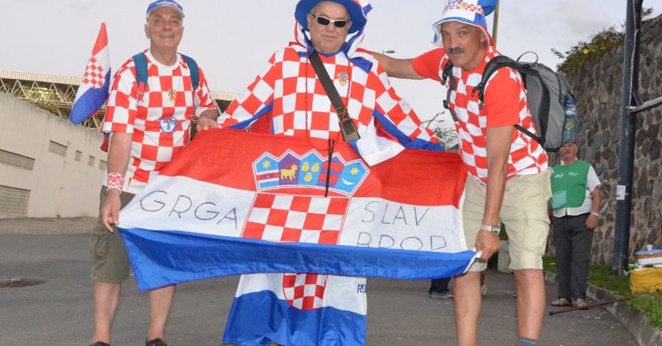 Torcedores croatas vão permanecer 45 dias no Brasil para a Copa