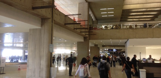 Obras no aeroporto de Confins também chamam atenção de quem chega em Belo Horizonte