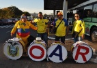 Equatorianos viram atração em aeroporto e elogiam Brasil: 