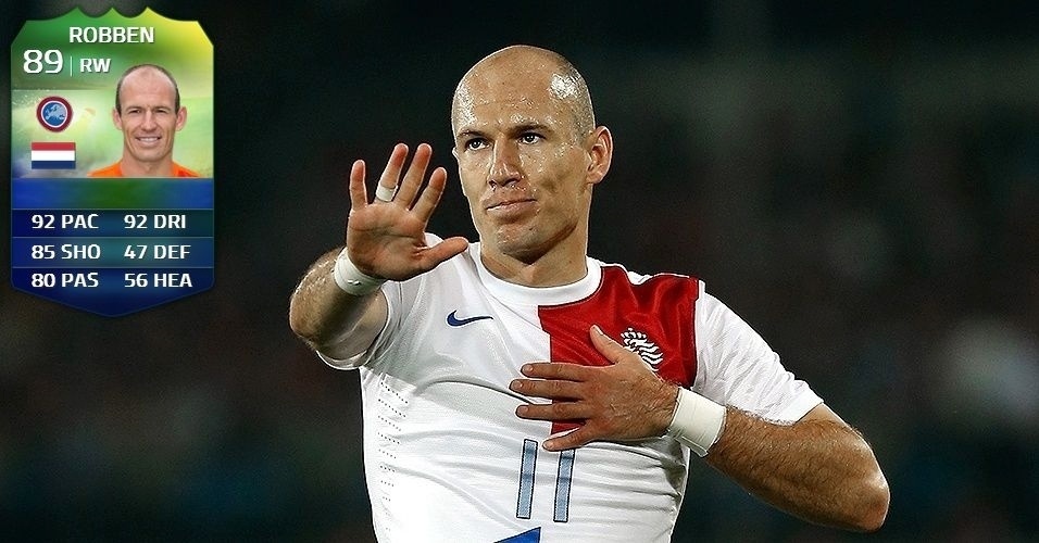 5.	Robben (Holanda) - 89