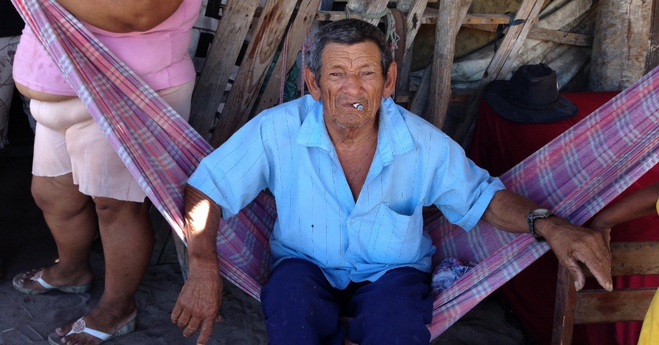 Seu Franciné tem três esposas e 51 filhos e mora no interior do Ceará