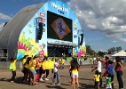 Chilenos e brasileiros criam clima de arquibancada em Fan Fest de Cuiabá - Guilherme Costa/UOL