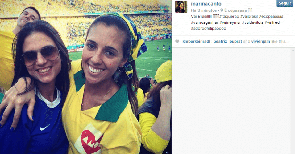 Torcida feminina marca presença no Itaquerão para assistir ao jogo do Brasil.Mande sua foto no Itaquerão: use a hashtag #uolnacopa no Instagram ou Twitter. Você também pode enviar um WhatsApp para (11) 94288.3664