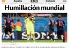 Jornais espanhóis falam em humilhação e pesadelo após goleada - Reprodução