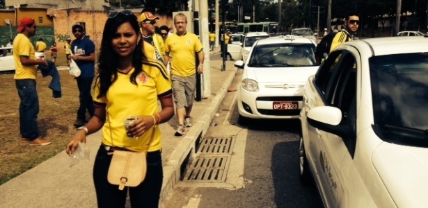Para fugir do trânsito de 1 hora, colombianos pagam três vezes mais e vão ao Mineirão de táxi