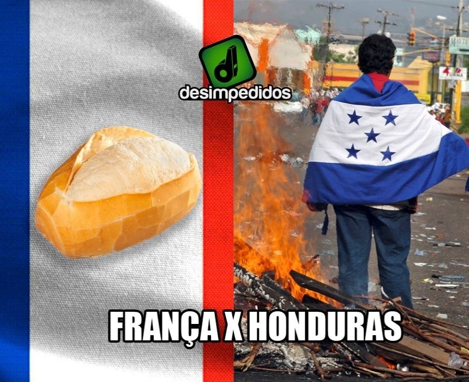 França x Honduras de um jeito que você provavelmente já viu