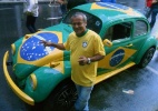 Fusca da seleção vira atração no Recife e vai à leilão após a Copa - Carlos Madeiro/UOL
