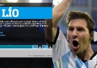 Jornais argentinos destacam Messi e sofrimento; bósnios mostram satisfação - Reprodução