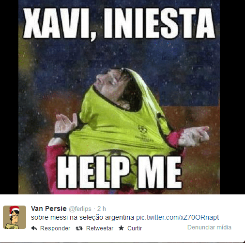 Para alguns torcedores, Messi precisa de Xavi e Iniesta