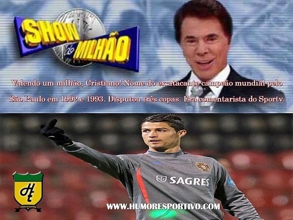 Cristiano Ronaldo não gostou da resposta desta pergunta do Silvio