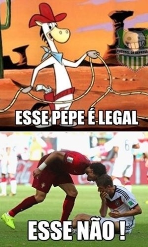 Pepe também não escapou das brincadeiras