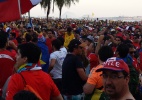 Empate e banderazo chileno ofuscam festa em Fan Fest de Copacabana - Vinicius Castro/UOL