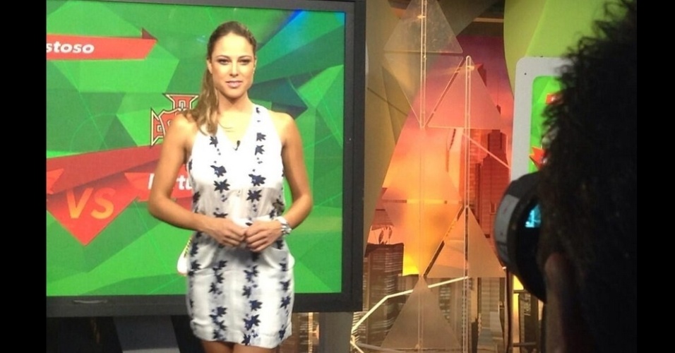 Vanessa Huppenkothen trabalha na Televisa, emissora de outra musa, Ines Sainz