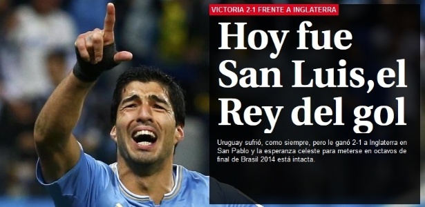Suárez teve atuação histórica e ganhou elogios de todos os jornais