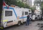 Rio tira trailers de Copacabana e leva torcedores a terreirão sem chuveiro - Vinicius Konchinski/UOL