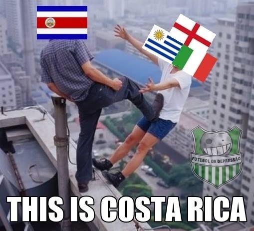 Costa Rica mostrando quem é que mata no grupo da morte