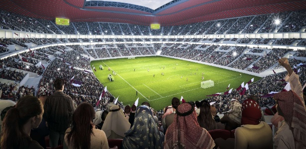 País-sede da Copa de 2022 é alvo de denúncias a respeito de condições de trabalho - AFP PHOTO / Qatar 2022 committee