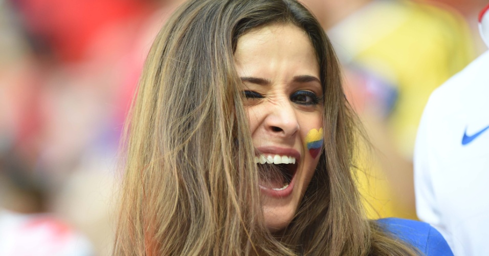 A musa colombiana que está em todos os jogos dos Estados Unidos volta a dar o ar da sua graça