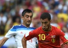 Hazard diz que Bélgica jogou mal e só ganhou pelos 10 minutos finais - Xinhua/Wang Yuguo