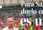 Unanimidade: jornais de Chile e Holanda só querem evitar Brasil nas oitavas - Reprodução/El Mercurio